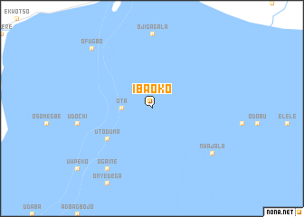 map of Ibaoko