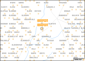 map of Ibapon