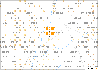 map of Ibapon