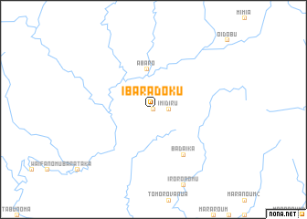 map of Ibaradoku