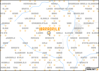 map of Ibara Orile