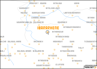 map of Ibararhene