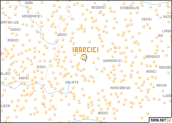 map of Ibarčići