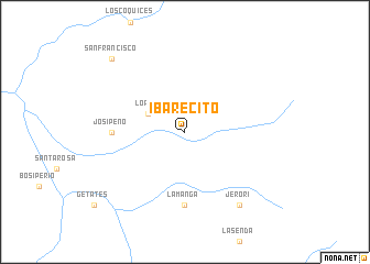 map of Ibarecito