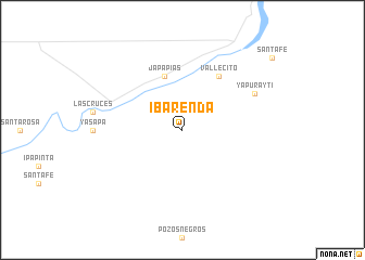 map of Ibarenda