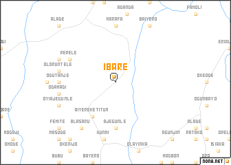 map of Ibare