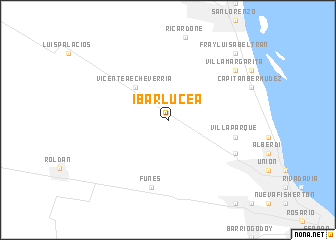 map of Ibarlucea