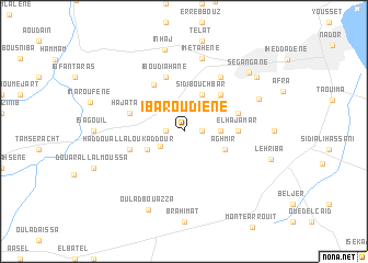 map of Ibaroudiene