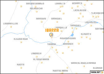 map of Ibarra