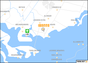 map of Ibarra