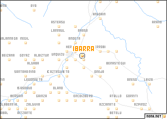 map of Ibarra