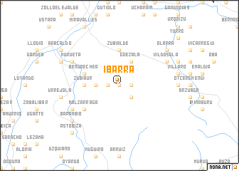 map of Ibarra