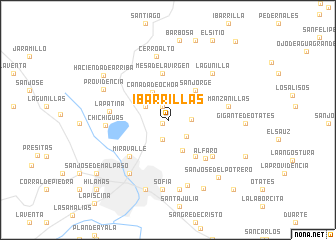 map of Ibarrillas