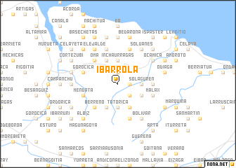 map of Ibarrola