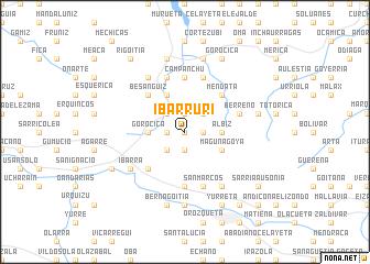 map of Ibárruri