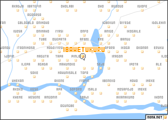 map of Ibawe Tukuru