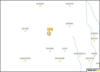 map of Iba