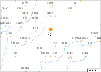 map of Iba