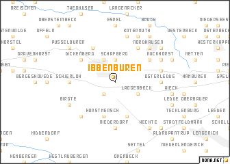 map of Ibbenbüren