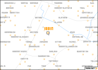 map of Ibbīn