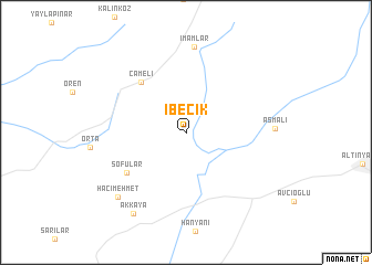 map of İbecik