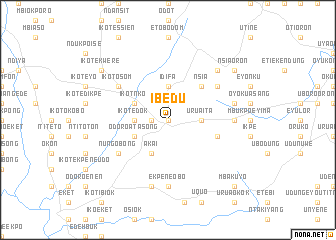 map of Ibedu