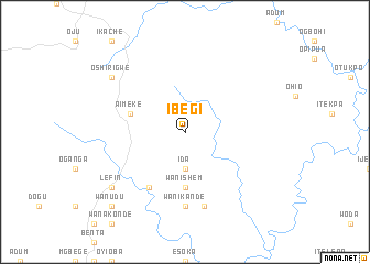 map of Ibegi