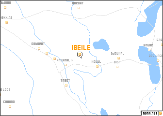 map of Ibeïle