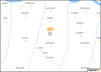 map of Ibei