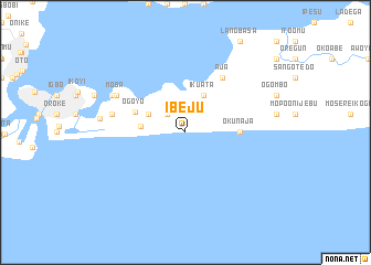 map of Ibeju
