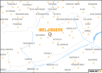 map of Ibeljiouene