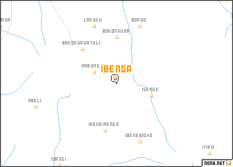 map of Ibenga