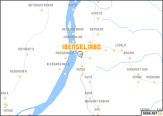 map of Ibenge-Liabo