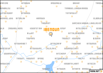 map of Ibenoun