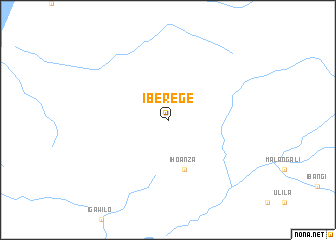 map of Iberege