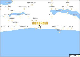 map of Iberekodo