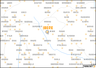 map of Ibere