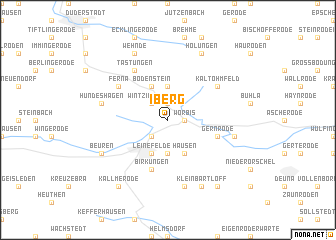map of Iberg