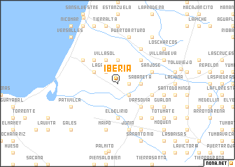 map of Iberia