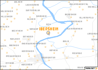 map of Ibersheim