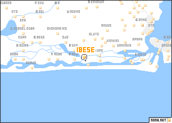 map of Ibese