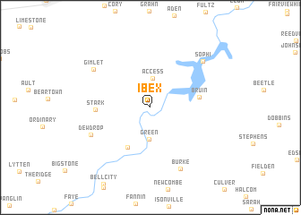 map of Ibex