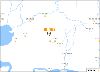 map of Ibiade