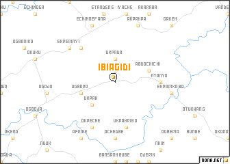 map of Ibiagidi