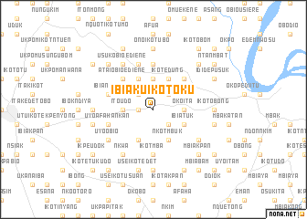 map of Ibiaku Ikot Oku