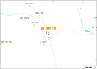 map of Ibiapina