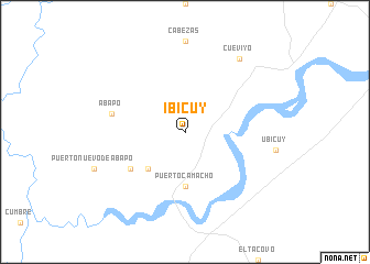 map of Ibicuy