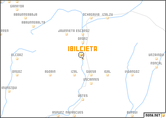 map of Ibilcieta