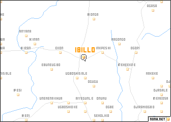 map of Ibillo