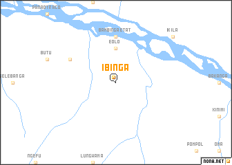 map of Ibinga